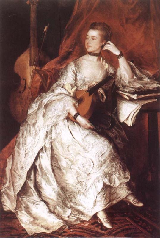 Thomas Gainsborough Miss Ann Ford Spain oil painting art